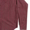 Camicia a maniche lunghe a quadri, vestibilità ampia “Rosso” 658929TKM386167