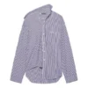 Camicia a maniche lunghe a righe FW21 blu scuro 663034TIM368502