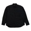 Camicia a maniche lunghe con bottoni e BB Monogram “Black” 662983TML361269