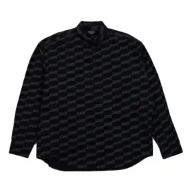 Camicia a maniche lunghe con bottoni e BB Monogram “Black” 662983TML361269 Camicia a maniche lunghe con bottoni e BB Monogram “Black” 662983TML361269