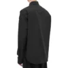 Camicia a maniche lunghe con bottoni e logo sul colletto “Nero” 671586TYB181000