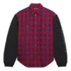 Camicia a maniche lunghe FW21, rossa, 658936TBM238521