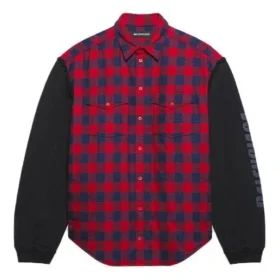 Camicia a maniche lunghe FW21, rossa, 658936TBM238521 Camicia a maniche lunghe FW21, rossa, 658936TBM238521