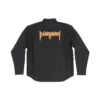 Camicia a maniche lunghe Metallica, vestibilità oversize “Black Orange” 699053TYB181000