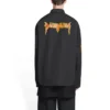Camicia a maniche lunghe Metallica, vestibilità oversize “Black Orange” 699053TYB181000