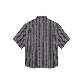 Camicia a righe “Balenciaga Jeans” “Grigio Nero” 647354TKL321269