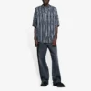 Camicia a righe “Balenciaga Jeans” “Grigio Nero” 647354TKL321269