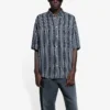 Camicia a righe “Balenciaga Jeans” “Grigio Nero” 647354TKL321269