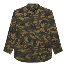 Camicia aderente mimetica “Green” 659027TKL142840