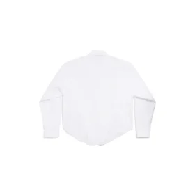 Camicia BB Classic Balenciaga, vestibilità regolare “White” 796978TNM609000