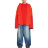 Camicia BB Icon Trompe L’oeil “Rosso” 699227TYB186403