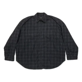 Camicia con maniche staccabili, vestibilità ampia “Grey” 751728TOM172952