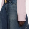 Camicia corta da donna in rosa polveroso Camicia corta da donna in rosa polveroso