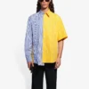 Camicia da uomo Balenciaga SS21 a righe con maniche larghe 658850TIM369086