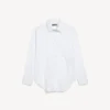 Camicia da uomo dal taglio regolare in bianco Camicia da uomo dal taglio regolare in bianco