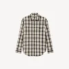 Camicia da uomo dalla vestibilità regolare nei colori bianco/nero