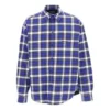 Camicia imbottita in flanella a quadri “Blue” 642339TKM274202