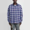 Camicia imbottita in flanella a quadri “Blue” 642339TKM274202