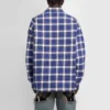 Camicia imbottita in flanella a quadri “Blue” 642339TKM274202