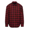 Camicia imbottita in flanella a quadri “Rosso” 642339TJO276167