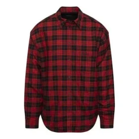 Camicia imbottita in flanella a quadri “Rosso” 642339TJO276167