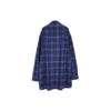 Camicia in twill di cotone a quadri “Blue” 625548T1M194450