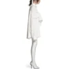 Camicia oversize con maniche annodate “White” 768553TPO359000