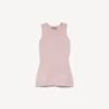Canotta da donna in rosa polveroso Canotta da donna in rosa polveroso