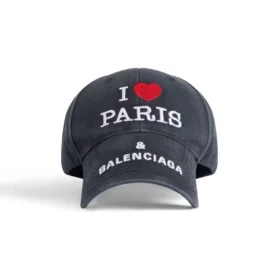 Cappellino Balenciaga “I Love Paris” “Nero” 811743410B21002