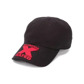 Cappellino Balenciaga x Rated “Black Red” 617144410B21074