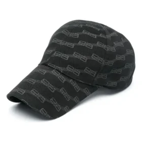Cappellino BB Monogram “Black Grey” 704104410B21062