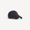 Cappellino classico Laurel in nero/rosso slavato Cappellino classico Laurel in nero/rosso slavato