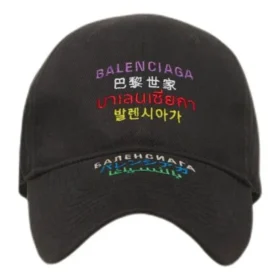 Cappellino con logo Languages “Black Multicolor” 641238410B21098