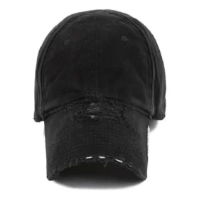 Cappellino con visiera consumata “Black” 744300410B21077