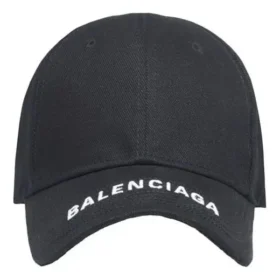 Cappellino con visiera e logo “Black White” 531588310B21077