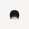 Cappellino con visiera e logo in nero Cappellino con visiera e logo in nero