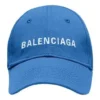 Cappellino con visiera e logo “Light Blue White” 590758410B24277