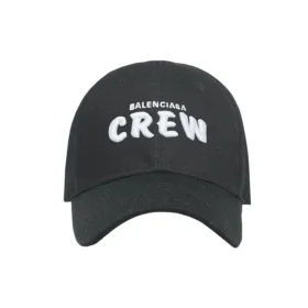 Cappellino da baseball con logo Crew ricamato “Black” 617139310B21000