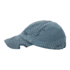 Cappellino da baseball con logo distrutto al laser “Fade Blue” 719281410B24090