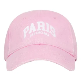 Cappellino da baseball con logo Paris “Light Pink White” 680748410B20697