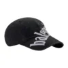 Cappellino da baseball con strisce diagonali “Black White” 680738410B20107