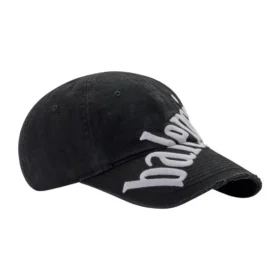 Cappellino da baseball con strisce diagonali “Black White” 680738410B20107