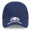 Cappellino da baseball con visiera e logo BB “Navy” 577548310B24177