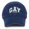Cappellino da baseball in twill di cotone con ricamo Pride “Blu” 670810410B24000