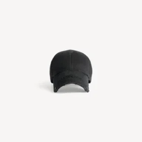 Cappellino da donna con borchie, nero