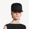 Cappellino da donna nero