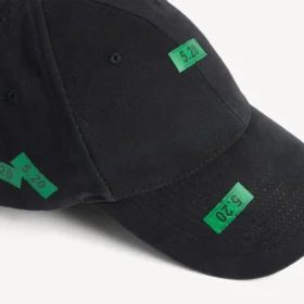 Cappellino da uomo 520 Stickers in nero