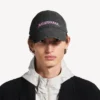 Cappellino da uomo Balenciaga con retro DIY in nero