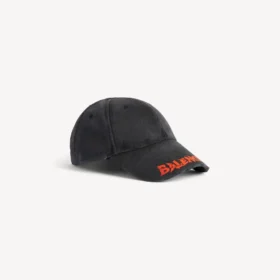 Cappellino da uomo con logo, colore nero