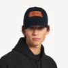 Cappellino da uomo con logo in blu navy Cappellino da uomo con logo in blu navy